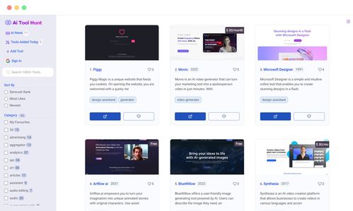 13個優(yōu)秀的AI工具導(dǎo)航網(wǎng)站 助您高效開發(fā)人工智能應(yīng)用軟件